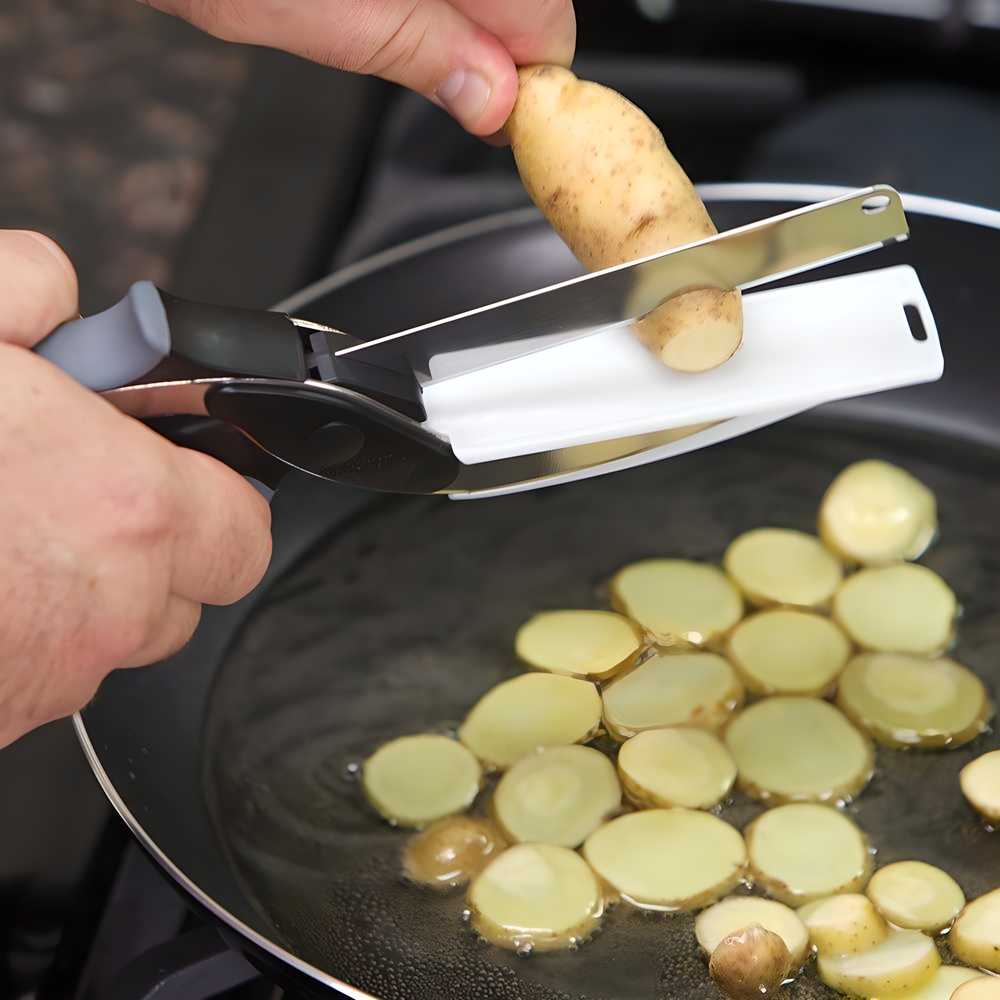 Clever Cutter - 3 in 1 Kitchen Knife / Cleaver Cutters