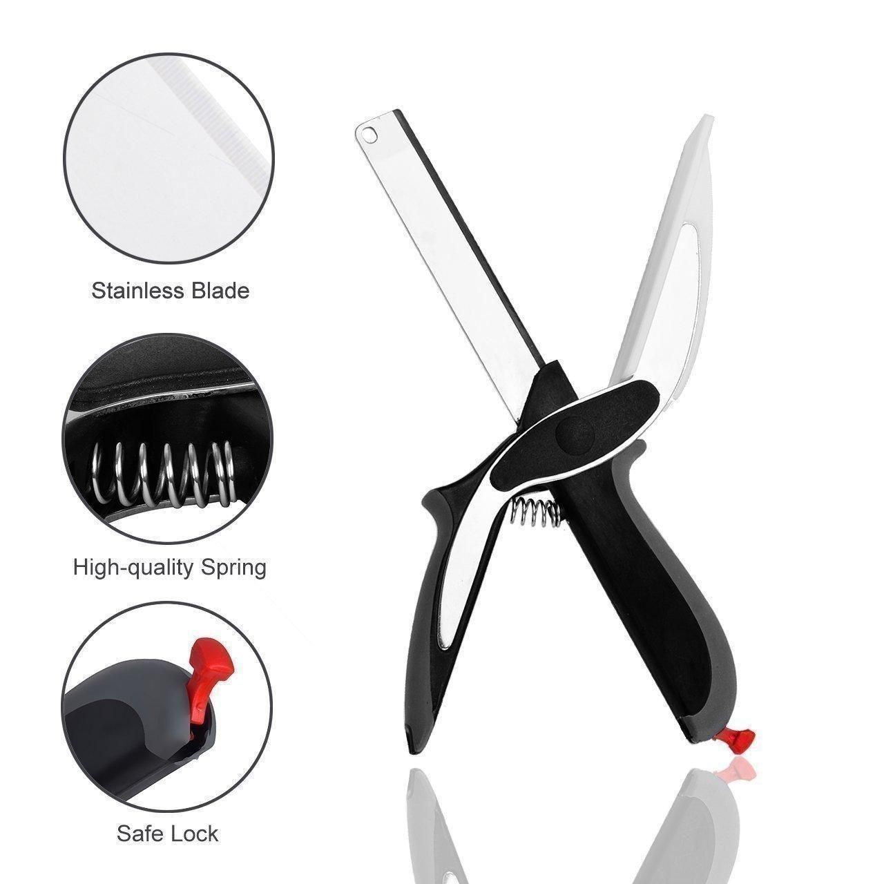 Clever Cutter - 3 in 1 Kitchen Knife / Cleaver Cutters