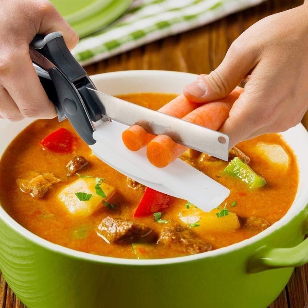 Clever Cutter - 3 in 1 Kitchen Knife / Cleaver Cutters